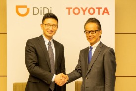 Stephen Zhu- Senior Vice President of Didi Chuxing-Shigeki Tomoyama-Executive Vice President of Toyota Motor Corp